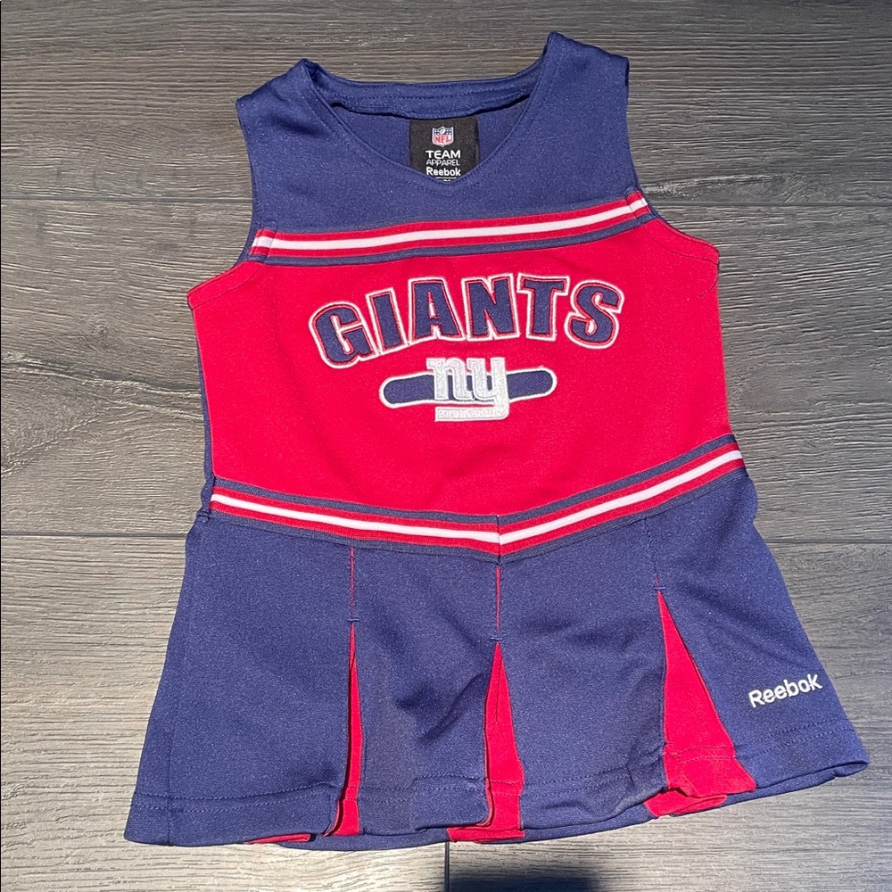 Reebok Kids Giants Cheerleader Jersey - Red and Blue